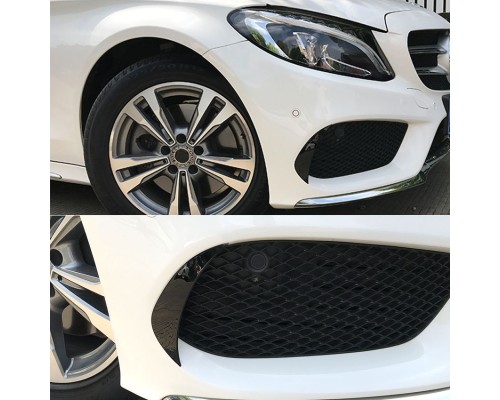 Spoilery do předního nárazníku Mercedes Benz C W205/S205 (2014-2018) - 2 ks