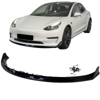 Přední spoiler / lízátko Tesla 3 (2018+) - černý lesklý