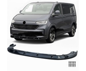 Přední spoiler Volkswagen Transporter T7 - černý lesklý