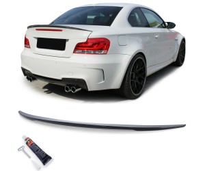 Zadní křídlo, spoiler BMW 1 E82 coupé (facelift) černý lesklý