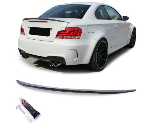 Zadní křídlo, spoiler BMW 1 E82 coupé (facelift) černý lesklý