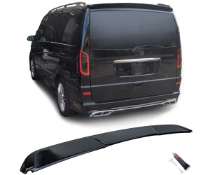 Zadní křídlo, spoiler Mercedes Benz Vito, Viano (W639) - černý, lesklý