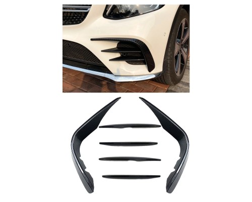 Spoilery do předního nárazníku Mercedes Benz GLC (C253/X253) – vzhled carbon