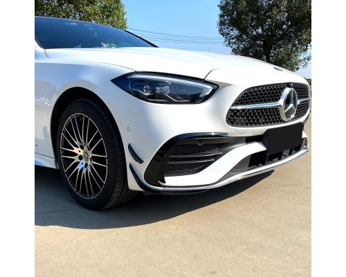 Spoilery na přední nárazník Mercedes Benz C W206/S206 AMG line (aero flaps 6 ks)