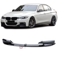 Přední spoiler BMW 3 F30/F31 (pro M-nárazník) - černý lesklý