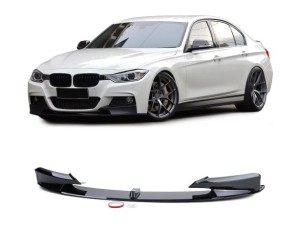 Přední spoiler BMW 3 F30/F31 (pro M-nárazník) - černý lesklý