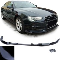 Přední  lipa spoiler Audi A5 8T 8F (2011-2017) - černý lesklý