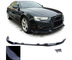 Přední  lipa spoiler Audi A5 8T 8F (2011-2017) - černý lesklý
