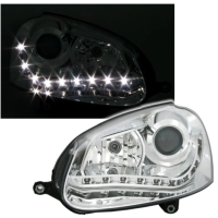 LED přední světla Volkswagen Golf 5 / Jetta 3 (anglická verze)