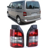 Zadní světla Volkswagen Transporter T5 (2003-2009) - červená/černá