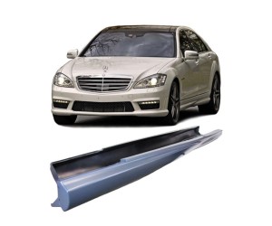 Boční prahy Mercedes Benz S Long (ozn. W221) ve stylu AMG	