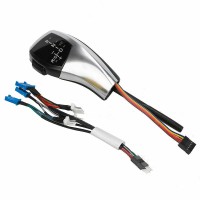 Volič, páka automatické převodovky BMW 3 E46, BMW 5 E60/E61, BMW 6 E63 – stříbrno-černá